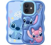 Wjiaer Compatible con la funda para iPhone 12, linda funda de cubierta de piel de silicona a prueba de golpes para iPhone 12