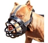 Bozal de canasta suave para perros: ajuste seguro y cómodo, previene mejor las mordeduras, los mordiscos y los ladridos