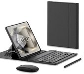 Para el teclado y el mouse Samsung Galaxy Z Fold 6, actualice el teclado Bluetooth magnético portátil con estuche de cuero y bolígrafo capacitivo N...