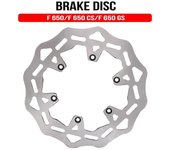 Disco de freno de motocicleta de acero para BMW F650 1993-2000 F650CS Scarver 2000-2007 F650GS 1999-2007 F650ST Strada 1997-2000