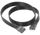 Cable de extensión de 9 pines macho a hembra de audio HD de la placa base 20CM