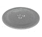 Plato giratorio de microondas afilado de 245 mm 9,5 pulgadas 3 fijaciones apto para lavavajillas[PB]