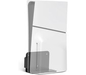 Unbrand Soporte de pared delgado para PS5, soporte de pared de aluminio para Playstation 5 Slim Disc y Digital Edition, soporte de montaje en pared...