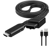 Hd N64 A -Compatible Convertidor Hd Link Cable Para N64//SNES Plug And Play 1080p -compatible Conver-hao Negro