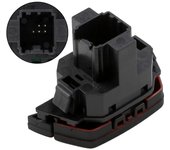 Interruptor de luz de emergencia de bloqueo y desbloqueo de botón de luz de emergencia para B-MAX C-MAX Ecosport Fiesta Focus Kuga Transit 1767567 ...