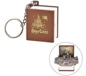Castle Book Keychain Toys Anxiety Stress Relief Castle Toys Backpack Keychain Marrón