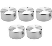 5pcs perillas de la estufa de gas de metal 6mm Cocina Rango de control Horno Perilla del quemador Perilla de la placa de gas Interruptor de la coci...