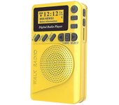 Radio digital DAB de bolsillo Radio digital Mini DAB + con reproductor de MP3 Radio FM Pantalla LCD