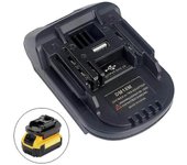 Adaptador de batería USB para Dewalt DCB200 y Milwaukee M18 - Convertir a Makita 18V