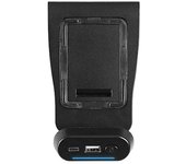 Cargador inalámbrico del coche para Xc60 Xc90 S60 S90 V90 Teléfono Soporte de carga rápida Accesorios Negro