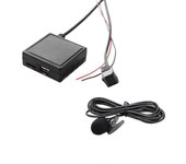 Adaptador de música USB auxiliar Bluetooth 5.0 para automóvil Adaptador de micrófono de cable de audio inalámbrico para Pioneer Radio P99 P01 Ip-bus