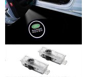 2 piezas luz de bienvenida para Land Rover Range Rover Discovery 3 4 Freelander 2 Led Laser Projection Light Logo Car Door Light Floor Light C Style