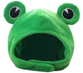 Dibujos animados divertido adorable peluche -sombrero de rana Cosplay Disfraz de sombrero de vestir
