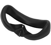 Cubierta facial de silicona VR Almohadilla facial VR suave lavable impermeable para gafas PICO 4 VR negro