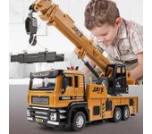 Toy Cars Escala 1:50 Camión Grúa Modelo de Coche de Aleación Efecto de Sonido Ligero Diecast Coche Juguetes para Niños Regalo de Cumpleaños Juguete...