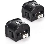 2 Sensor del adaptador Motion Plus para el mando de Wii, Reemplazo del acelerador del adaptador Motion Plus para el adaptador Wii Motion Plus Negro