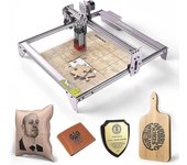 Grabador láser, máquina de grabado láser de 40 W, cortadora láser CNC, punto comprimido de enfoque fijo Eye Prot