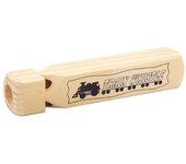 Silbato de tren de madera maciza 4 tonos, silbato de madera amante del juego de roles para fiesta educativa Como se muestra