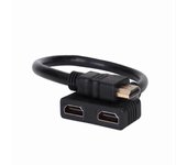 Zhiyi Divisor Hdmi - Divisor Hdmi Adaptador Cable Divisor Hdmi Macho a Dual Hdmi Hembra 1 a 2 Vías
