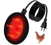 Calentador de agua para aves de corral - almohadilla térmica de 30w, almohadilla calentada por agua de invierno, adecuada para la mayoría de los cu...