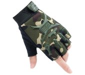 Guantes tácticos para niños militares guantes de ciclismo de medio dedo bicicleta bicicleta sin dedos montar a caballo guante deportivo monopatín S...