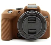 Funda de silicona flexible para Canon EOS R10 Protector de cámara Anti-Scratch Anti-Drop Cover Café