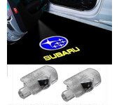 2pcs luces de bienvenida para Subaru Brz Forester Outback Legacy Impreza Tribeca Xv Led Proyector láser Logotipo de luz Puerta de luz Piso de luz
