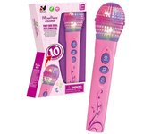 Juguete de micrófono para niños con canciones de juego ligeras Blue Pink Juguetes de educación temprana Rosa