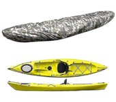 2.1m-6.5m Kayak Canoa Almacenamiento Polvo Cubierta - Protector impermeable uv protector solar para 8 tamaños Rango Barco de pesca / Kayak / Canoa ...