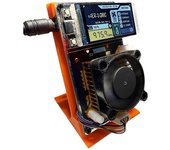 NerdAxe NerdMiner Miner 500Gh/S Solo Lottery BTC Miner BM1366 ASIC Chip Bitaxe Lotería Min Naranja