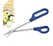 2 piezas de tijeras de uñas de los pies de mango largo cortaúñas Tijeras naturales de uñas de los pies de mango largo Tijeras inteligentes para uña...