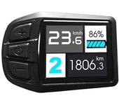 Indicador de tiempo de batería de velocidad de pantalla LCD TFT UKC3 para bicicleta eléctrica Conversión de motor de 24 V 36 V 48 V