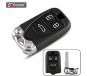 Reemplazo de llave remota de 3 botones para Alfa Romeo 159 Brera 156 Spider Smart Car Key Shell con accesorios de Blade Auto
