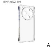 Para OPPO Find X8 Pro 5G, cubierta de carcasa transparente de goma suave a prueba de golpes For Find X8