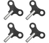 Tecla de reloj de cuerda. Tecla de reloj mecánico Herramienta de cuerda de tecla de reloj universal (negro) (4pcs) A