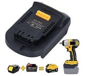 Adaptador de batería Mil18dl para Milwaukee M18 18v a Dewalt 20v herramienta de conversión de energía