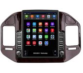 JIULUNET Reproductor multimedia de navegación Android para Mitsubishi Pajero 3 V73 2004-2011 para Tesla Style 9.7 pulgadas