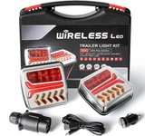 1 juego de 12V 24V 30M Luz trasera LED magnética inalámbrica Remolque Luz trasera Señal Luz de freno RV Camper Camión camión