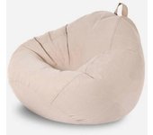 Nuevo extra grande Bean Bag Sillas Sofá Sofá Cubierta interior Tumbona perezosa para adultos Niños Hotsale! blanco cremoso A