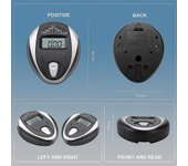 Velocímetro de monitor de repuesto para bicicleta estacionaria, computadora de bicicleta estática, rastreador de frecuencia cardíaca, monitor de bi...