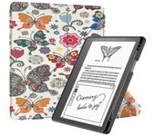 Para Kindle Scribe 10.2 pulgadas 2022 Release Multi-folding Stand Leather Cover Mariposa