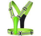 LED de seguridad recargable USB, chaleco para correr con indicador de seguridad y cinturón reflectante, chaleco para correr con 3 modos de luz y án...