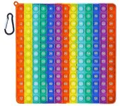 Educación Juguete Empujar Pop It Fidget Educación Juguete Burbuja Aprender Multiplicación Alivio del Estrés Arco Iris Matemáticas Aprendizaje Jugue...