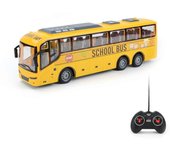 Coche de control remoto de autobús de plástico clásico estable de juguete para niños G Amarillo