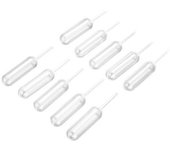100 piezas de plástico de 4 ml de plástico desechables Pipetas de aceites exprimibles Crema cuentagotas Perfusión Pipetas de magdalenas de bricolaj...