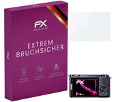 Película blindada atFoliX compatible con la lámina de vidrio Sony ZV-E10 Armadura protectora 9H 03 FX-HÍBRIDO-VIDRIO