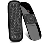 Nuevo 2024 W1 2.4g Air Mouse Teclado inalámbrico Control remoto Aprendizaje remoto infrarrojo Sensor de movimiento de 6 ejes con receptor USB para ...