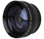 Teleobjetivo de 52 mm y 2 aumentos para cámara con lente Af-s 18-55 mm 55-200 mm