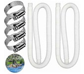 Manguera de repuesto de 2 piezas para piscina elevada Manguera de piscina para piscinas para piscina elevada Manguera de repuesto de la bomba de fi...