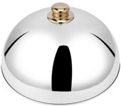 Cúpula de acero inoxidable Plato Cubierta Mesa Cubierta de alimentos Cubierta de alimentos Cubierta de restaurante occidental Teppanyaki Dis plata